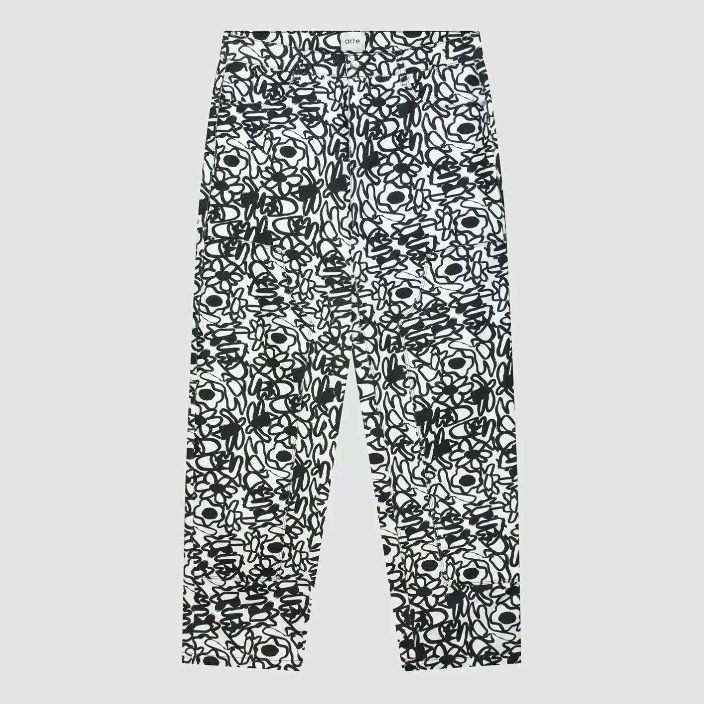 Best Sale Allover Flowers Pants - Black/ Co-ords | Pants