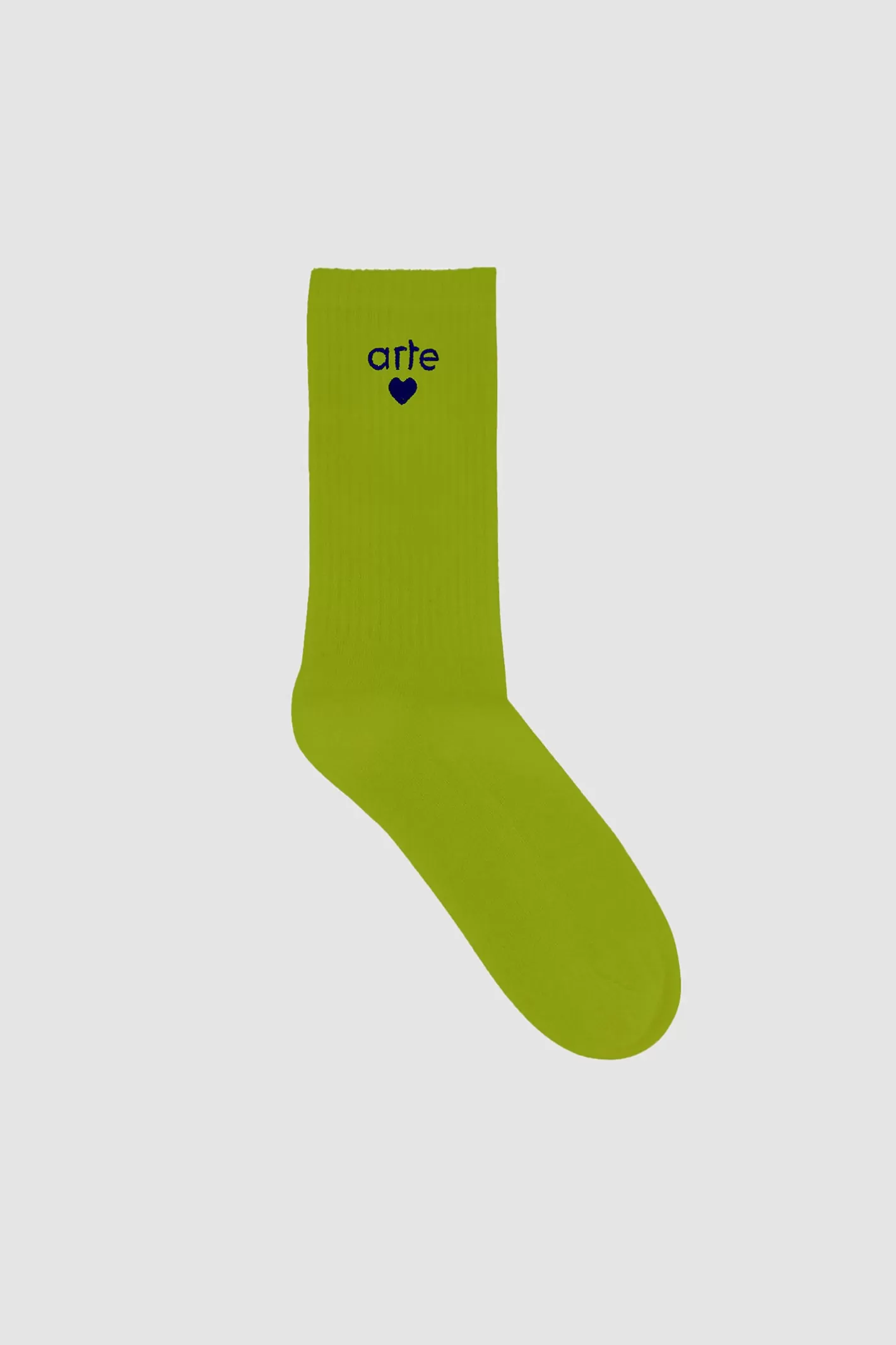 Hot Basic Arte Heart Socks - Light Green Accessories