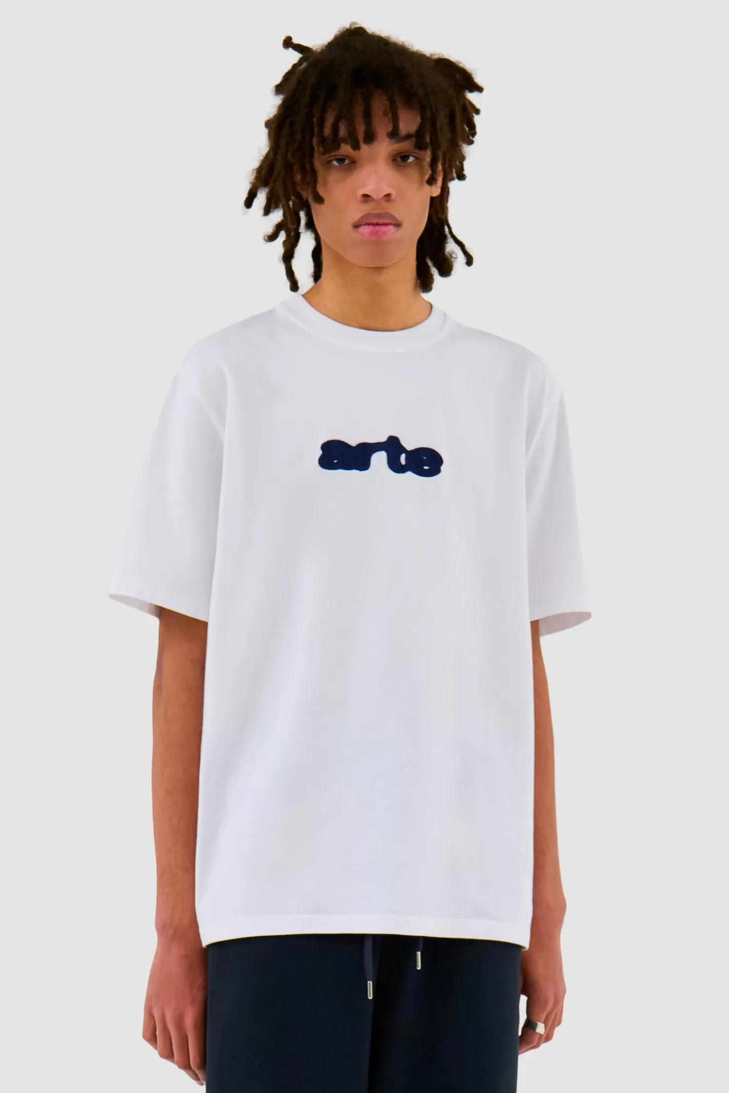 Shop Blur Embroidery T-shirt - T-shirts