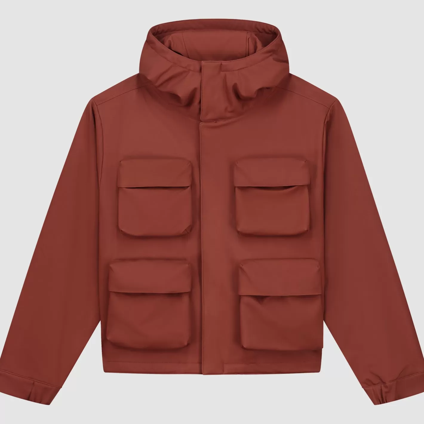 New 3D Pockets Hooded Nylon Jacket - Jackets | Co-ords