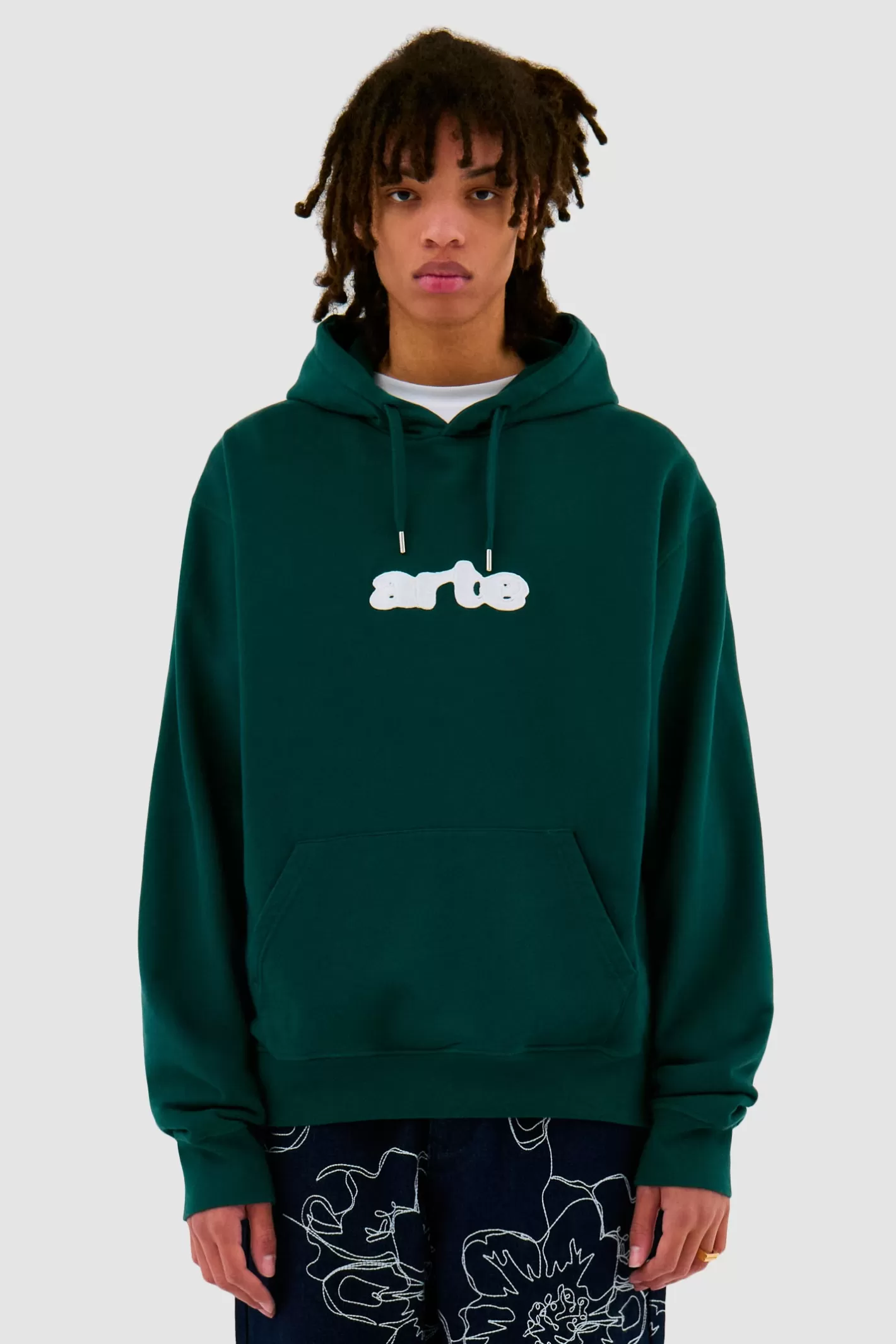 Outlet Embroidery Logo Hoodie - Hoodies