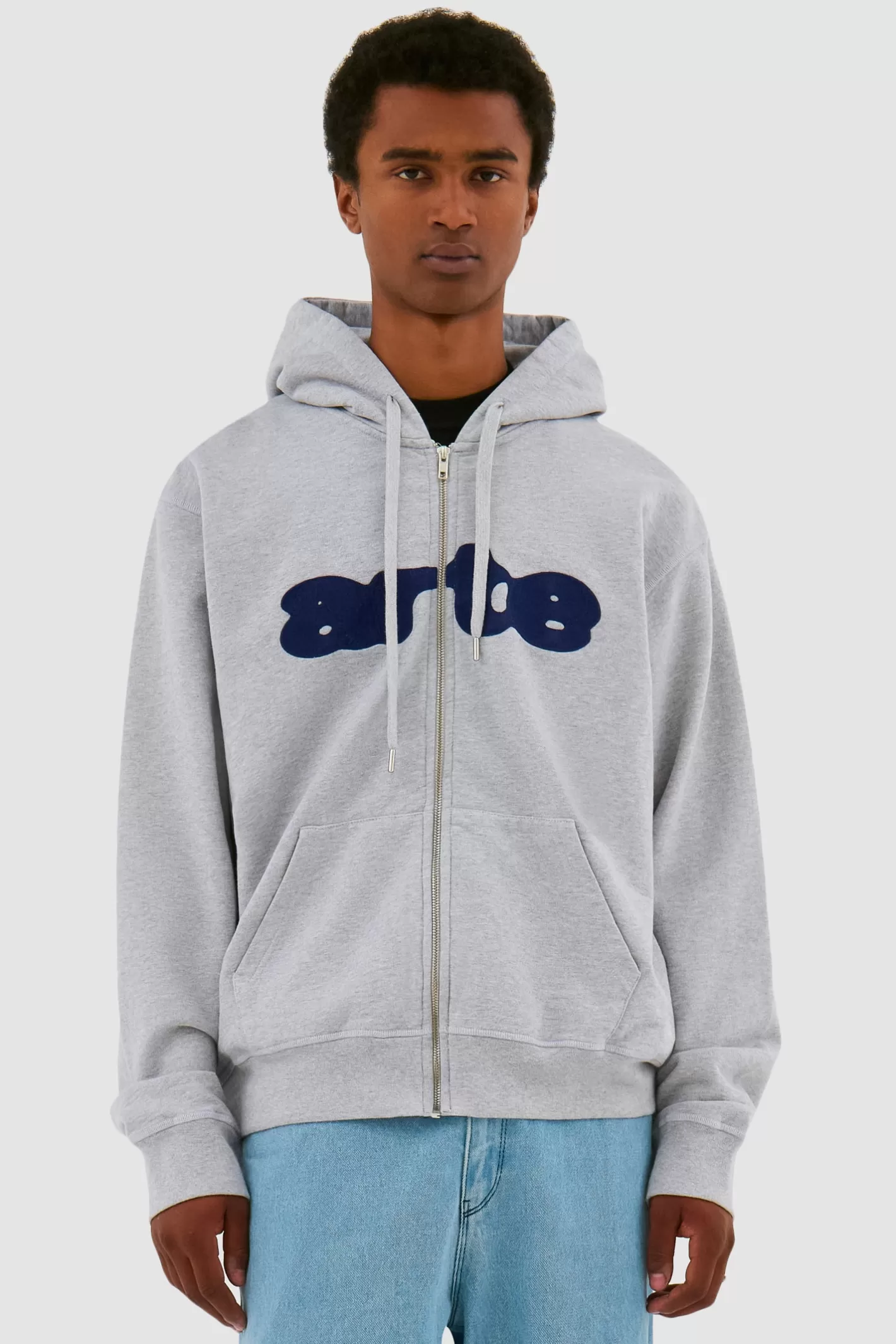 Store Embroidery Zip Hoodie - Hoodies