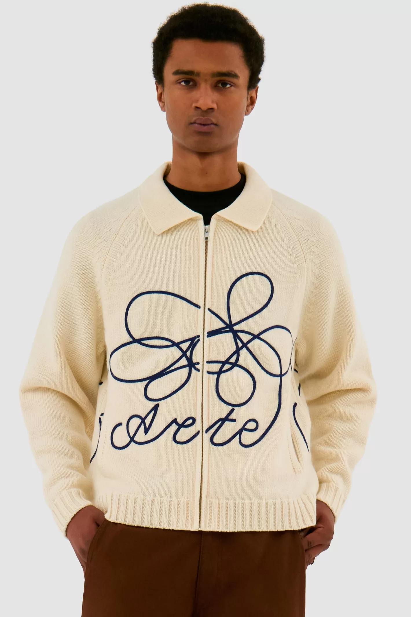 Best Flower Logo Knit - Knitwear | Sweaters