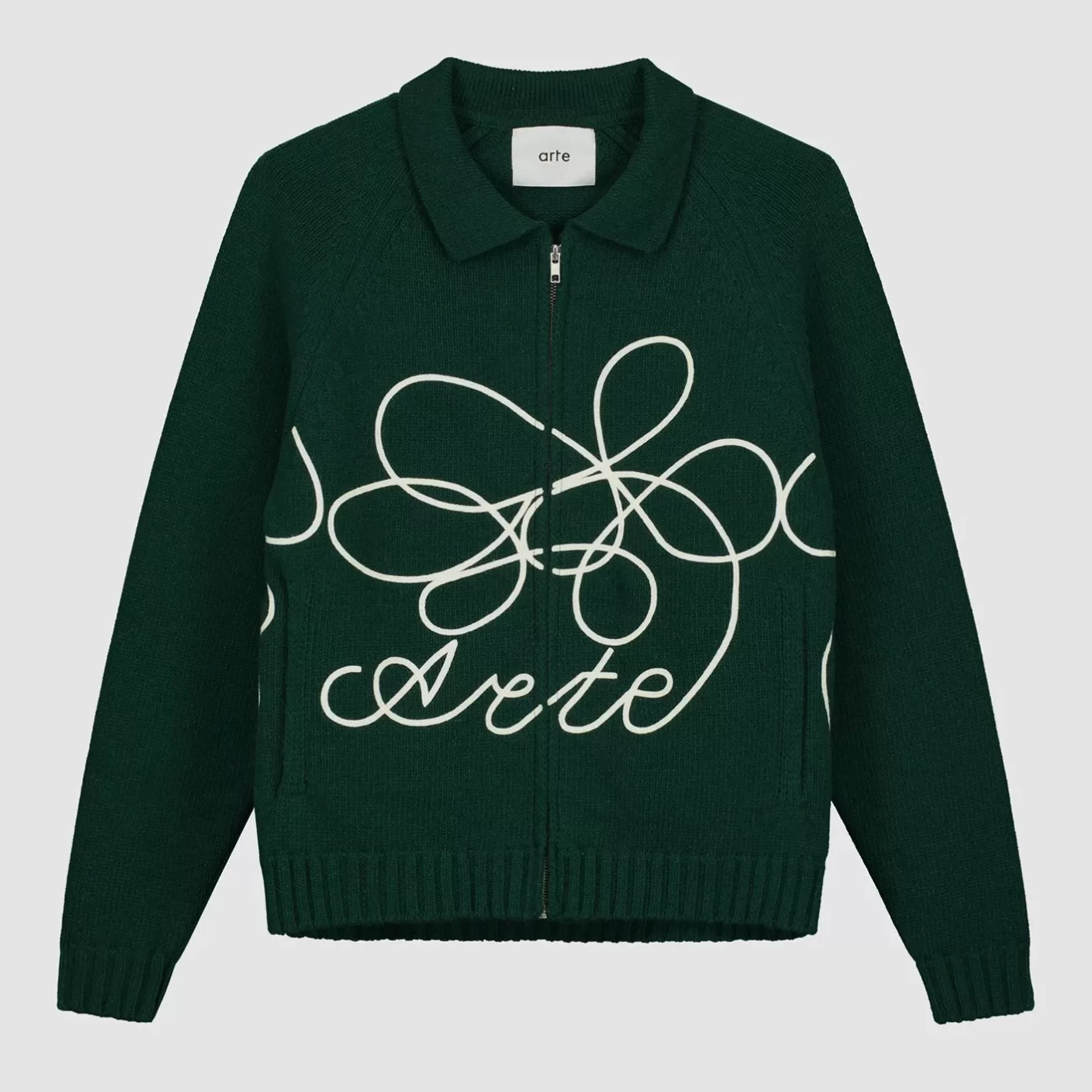 Fashion Flower Logo Knit - Knitwear | Sweaters