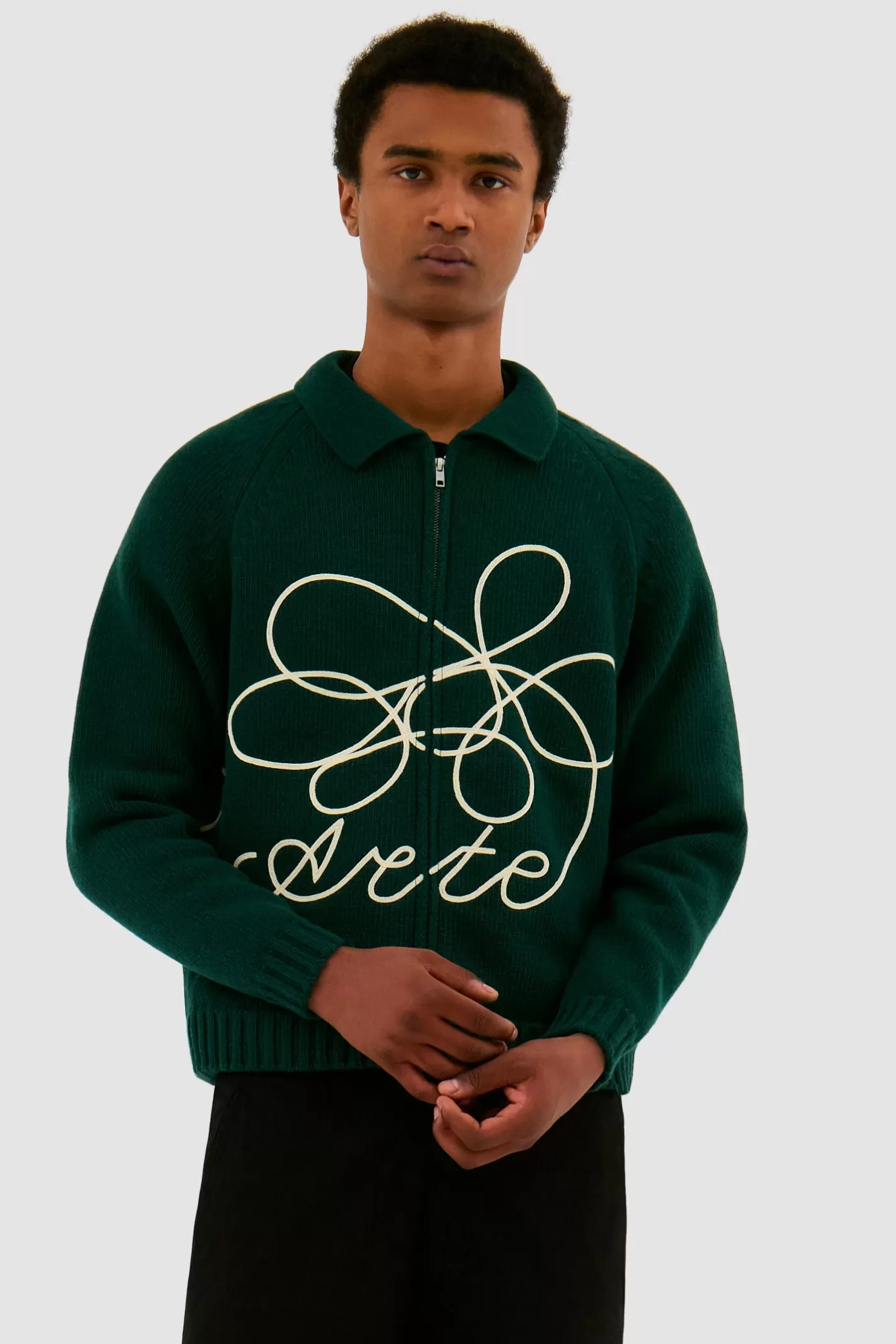 Fashion Flower Logo Knit - Knitwear | Sweaters