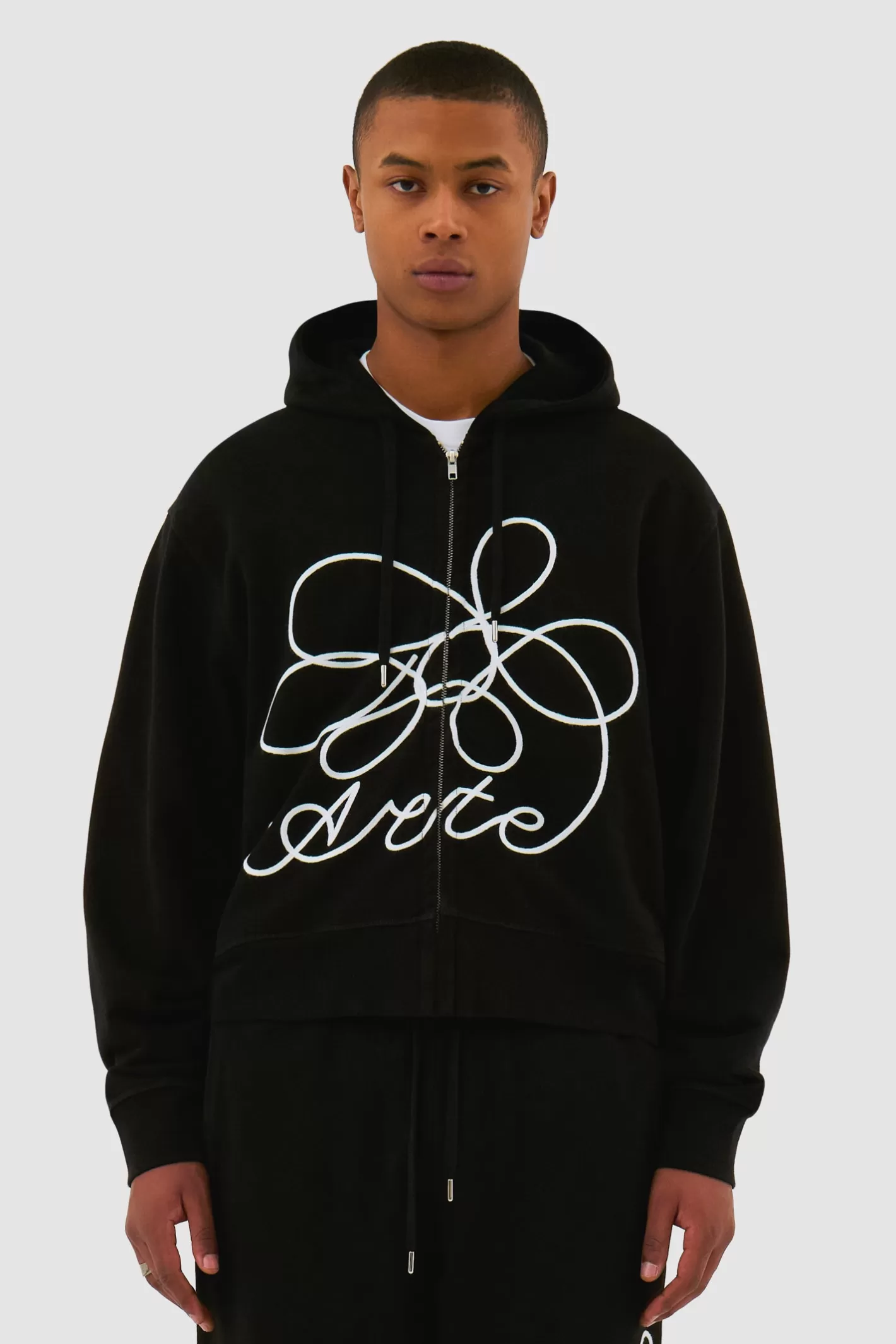 Hot Flower Logo Zip Hoodie - Co-ords | Hoodies