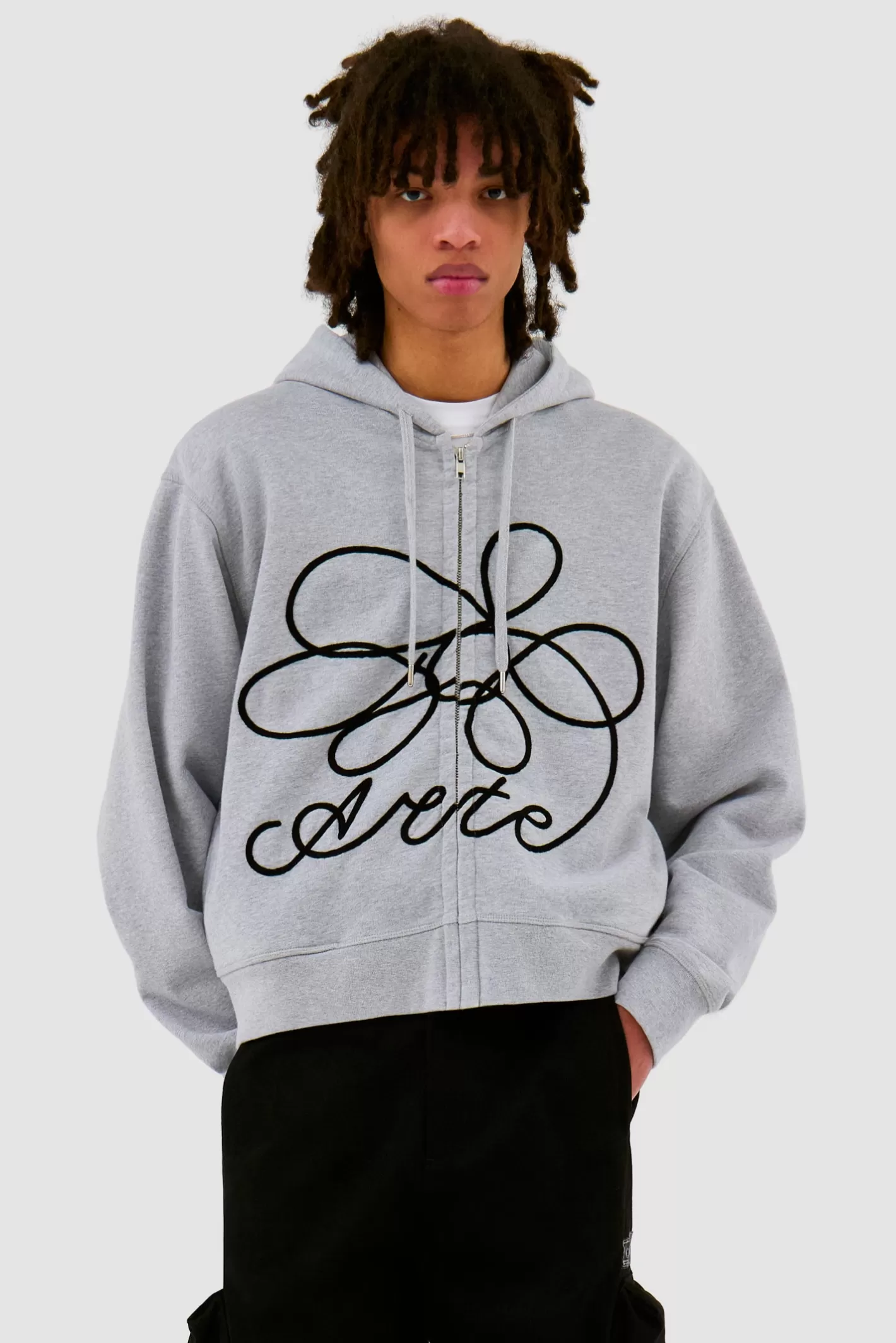 Flash Sale Flower Logo Zip Hoodie - Co-ords | Hoodies