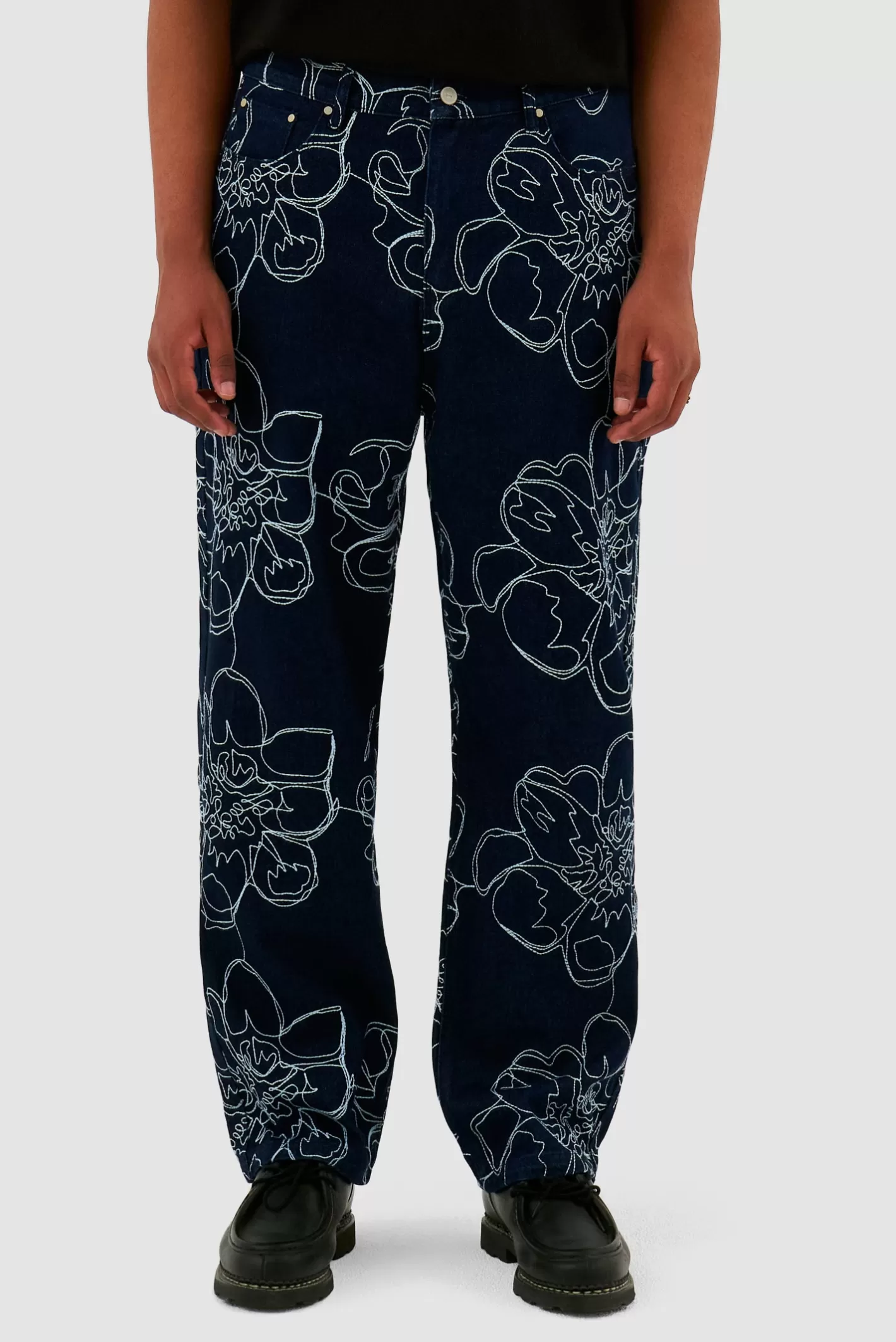 Outlet Flower Stitch Pants - Co-ords | Pants