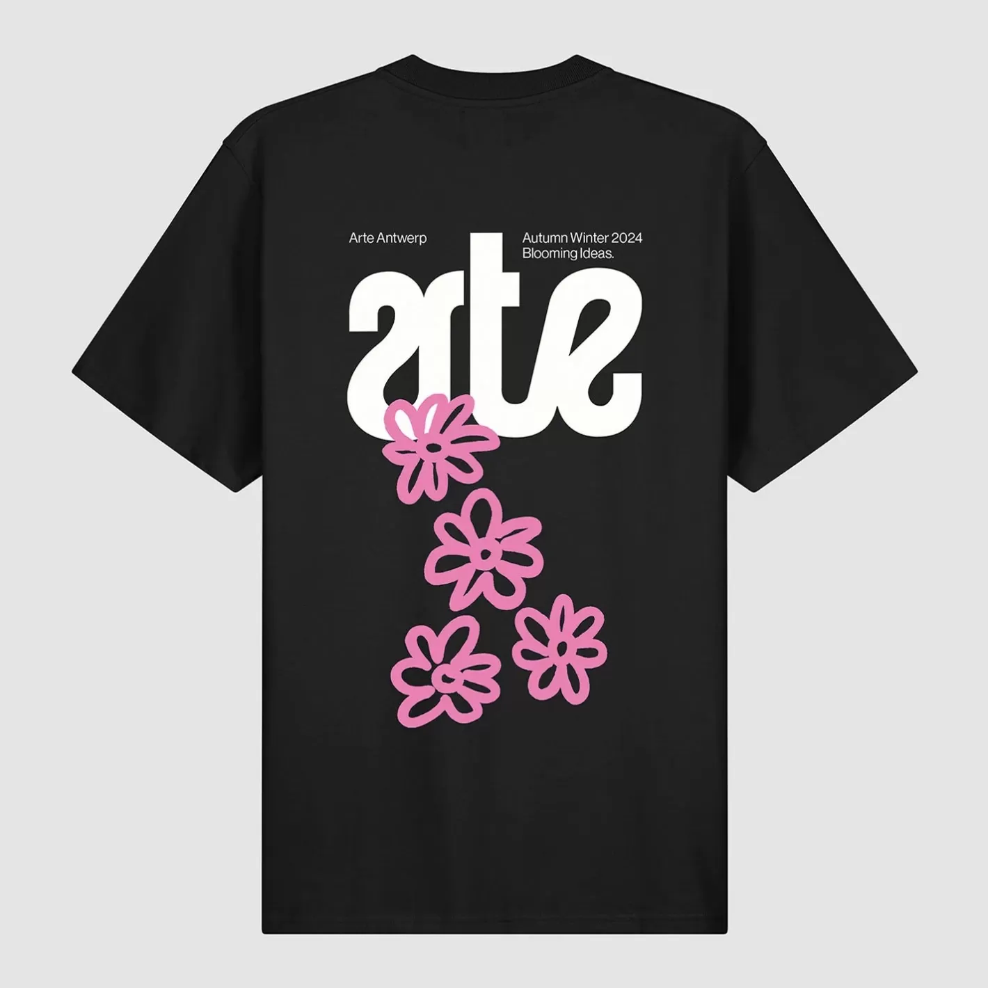 Fashion Flowers Back T-shirt - T-shirts