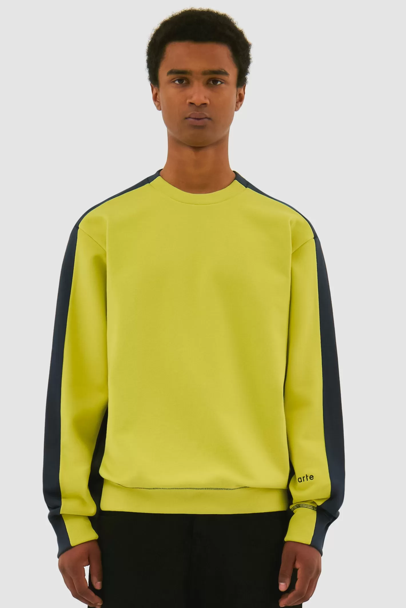 Flash Sale Two-tone crewneck - /Blue Sweaters